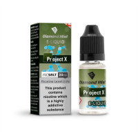 Diamond Mist Nic SALT 'Project X '(Fruity Menthol) Flavour E-Liquid 10ml - 10mg & 20mg